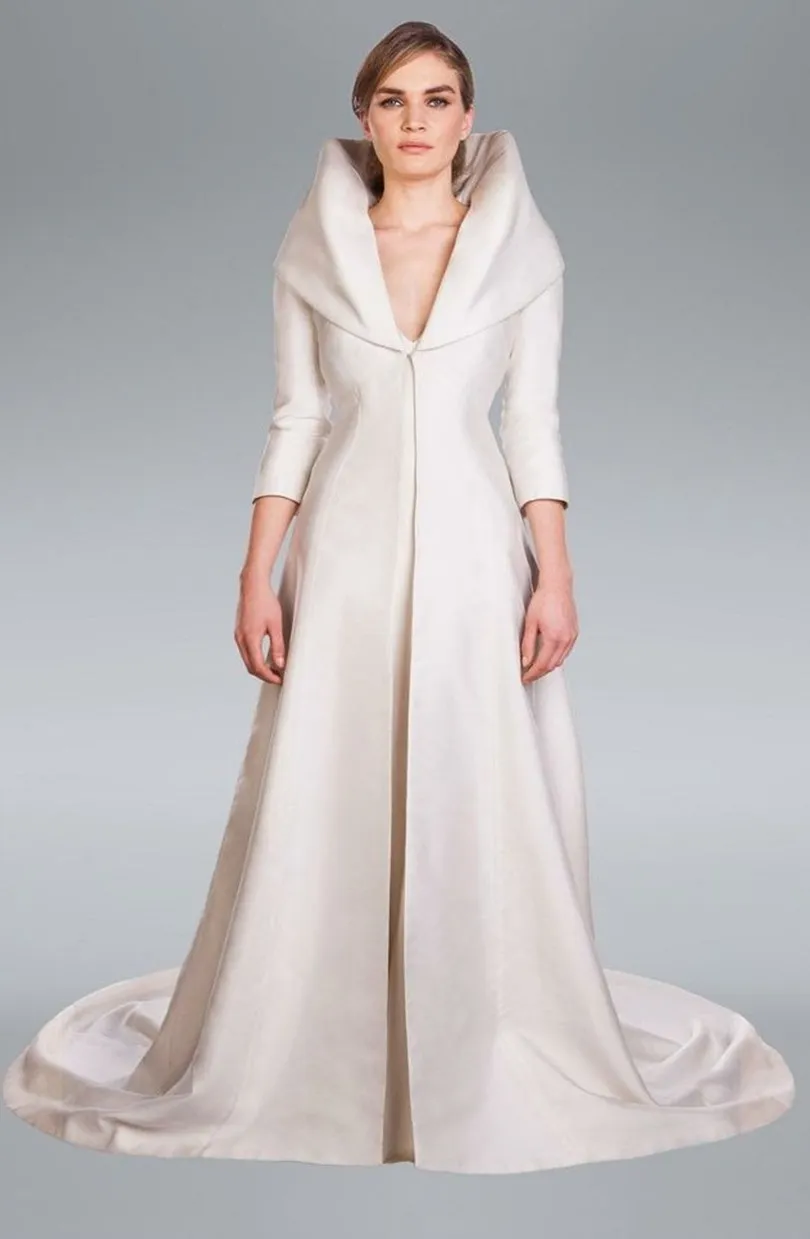 ---Cheap Wedding Coats, Internet selling, good quality and good price, satin fabric, three quarter sleeves--
