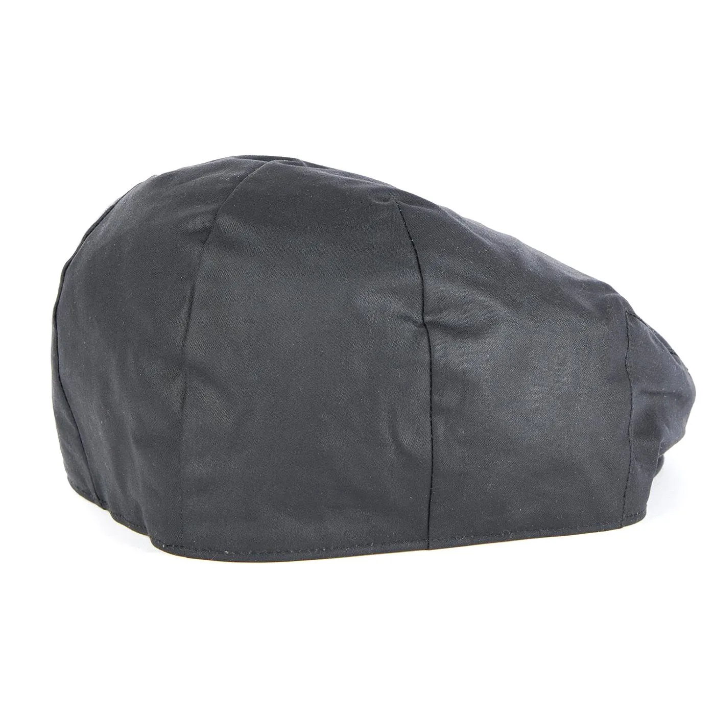 Barbour Wax Flat Cap Black Greystone - Cappello a Coppola Nero    