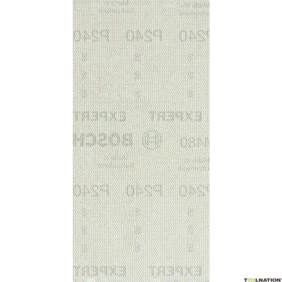 Bosch Professional Accessori 2608900749 Expert M480 rete di levigatura per levigatrici eccentriche 93 x 186 mm, K240, 10 pezzi