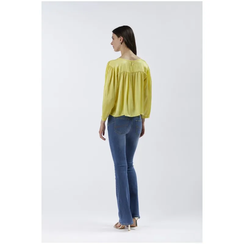 Cafe Noir CAMICETTA IN SATIN - C7JC0076