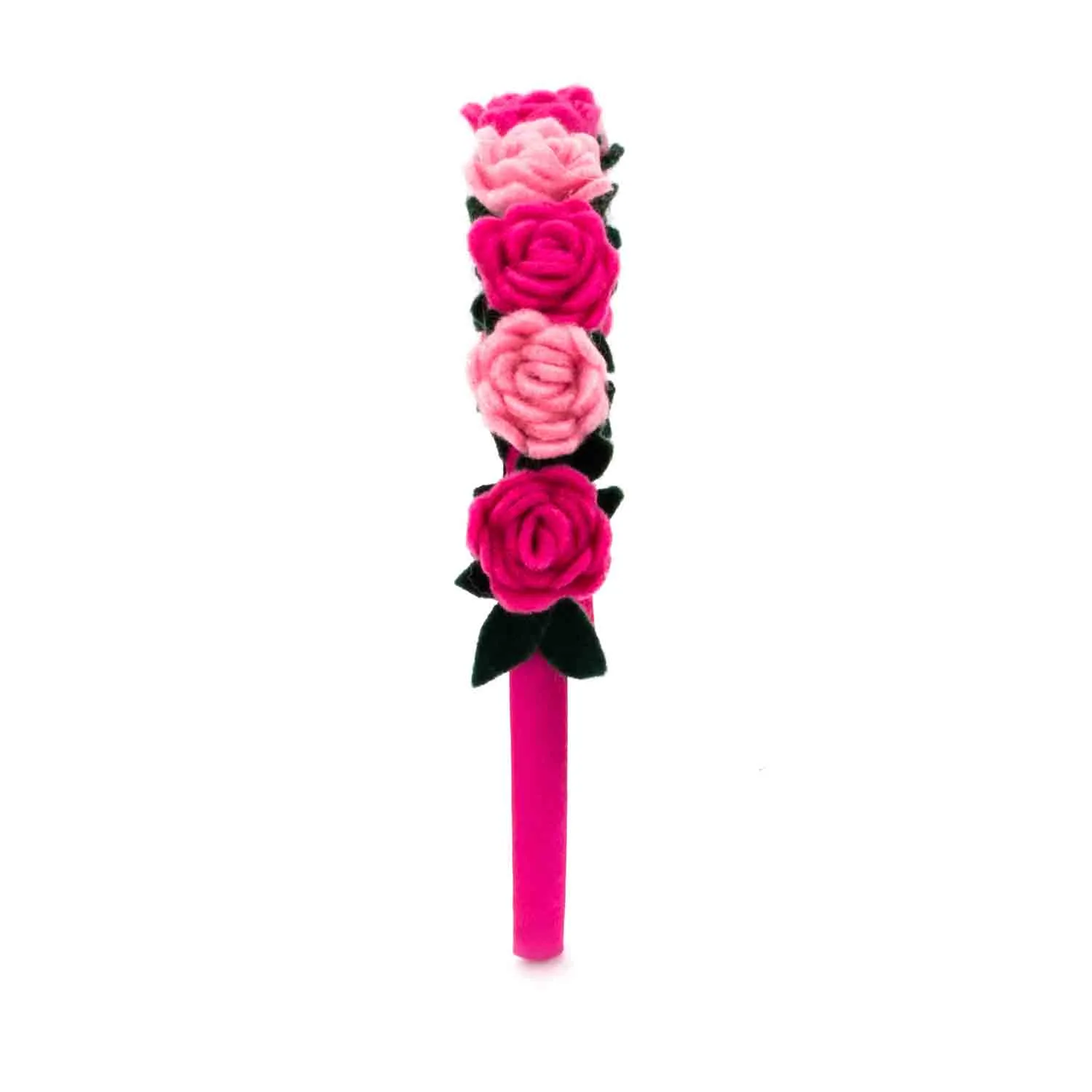 Cerchietto Roselline Fuxia