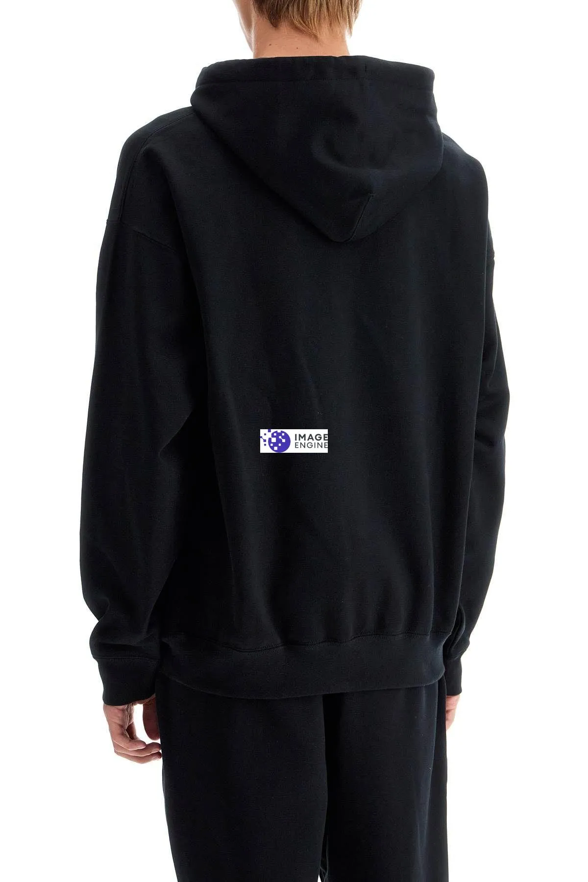 Felpa oversize con cappuccio