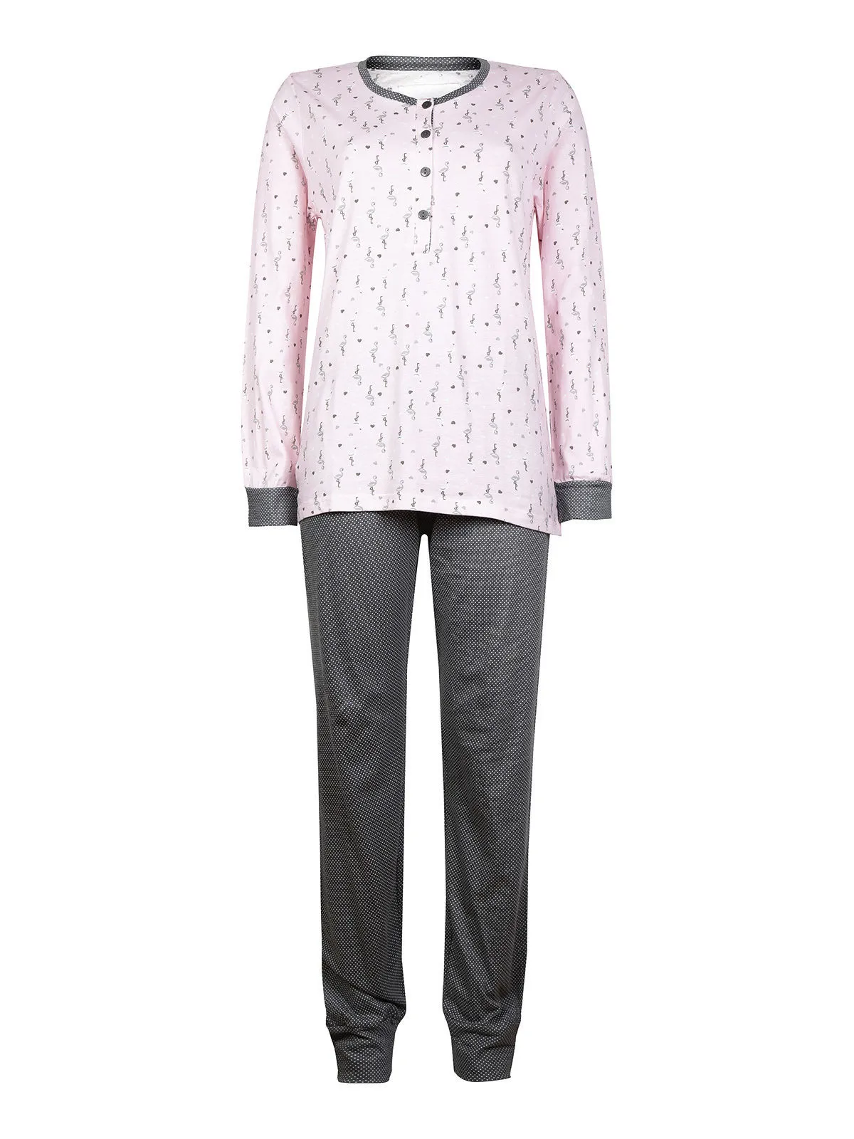 Infiore Pyjama femme en coton avec imprimé