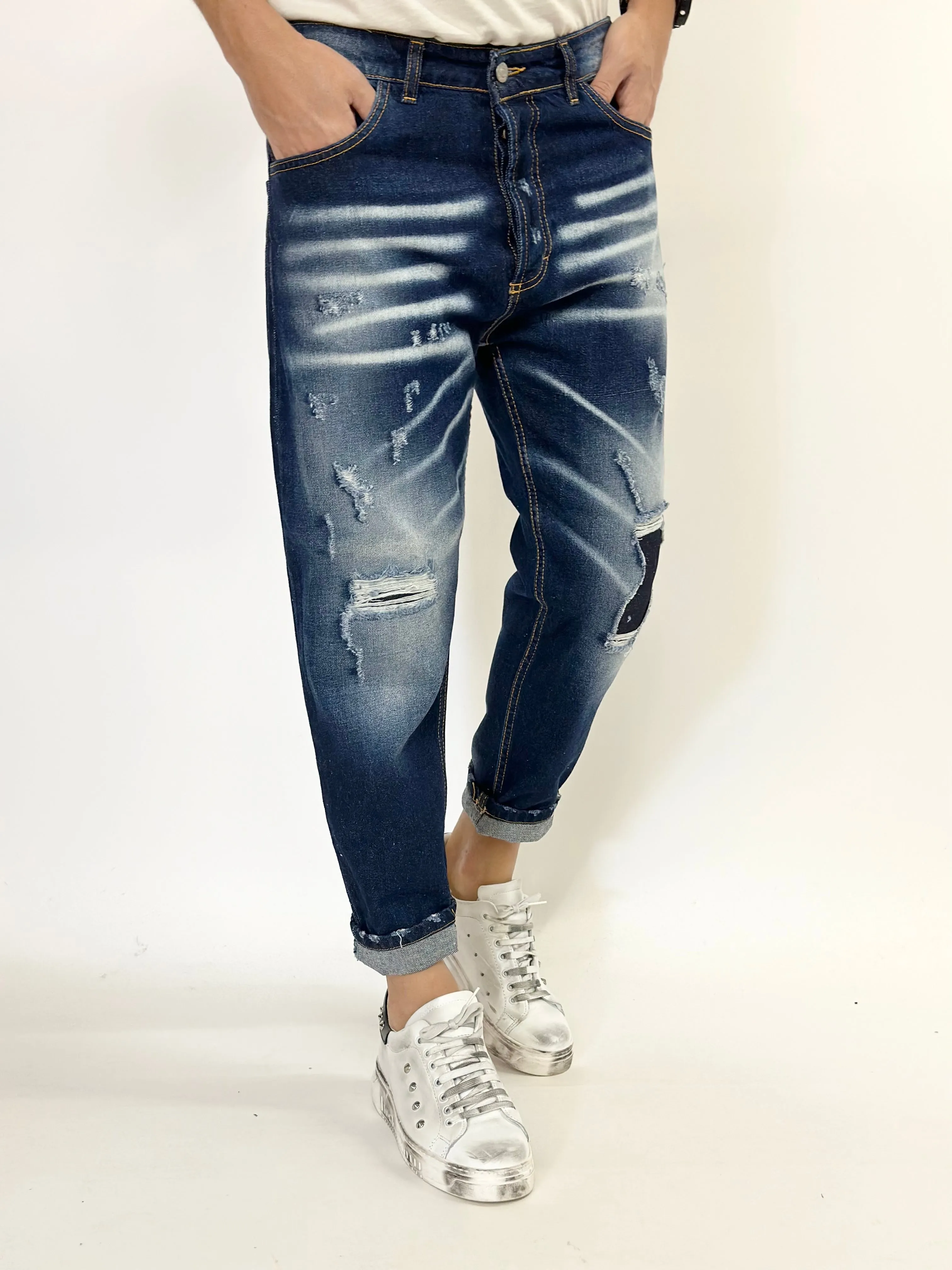 Jeans J.W scuro slavato