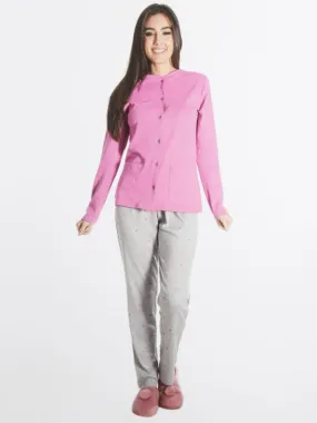 Linea Ambro Pyjama femme ouvert devant