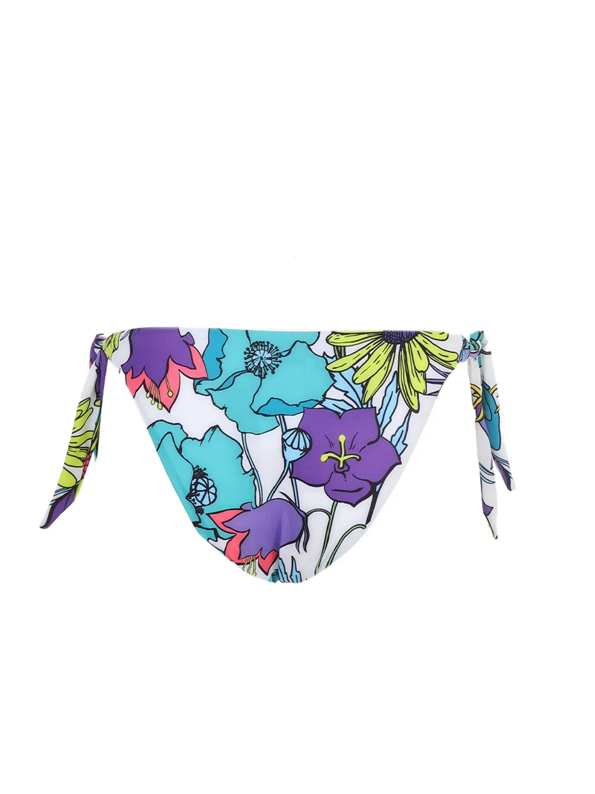 MARGHERITA MAZZEI   SLIP DA MARE CON FANTASIA STAMPATA