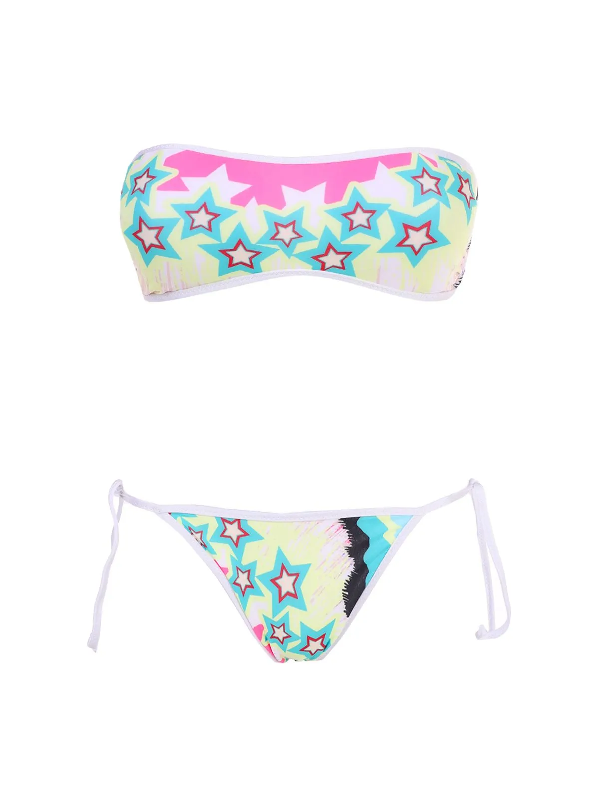 MARGHERITA MAZZEI   SLIP MARE CON FANTASIA STAMPATA