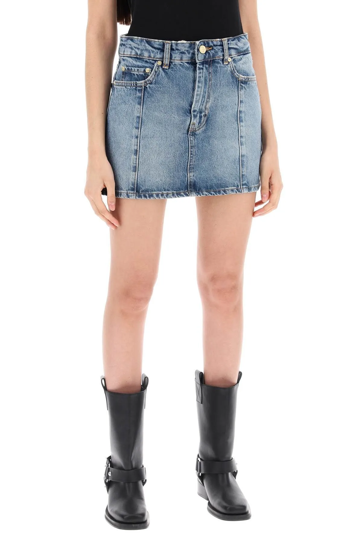 Minigonna in denim