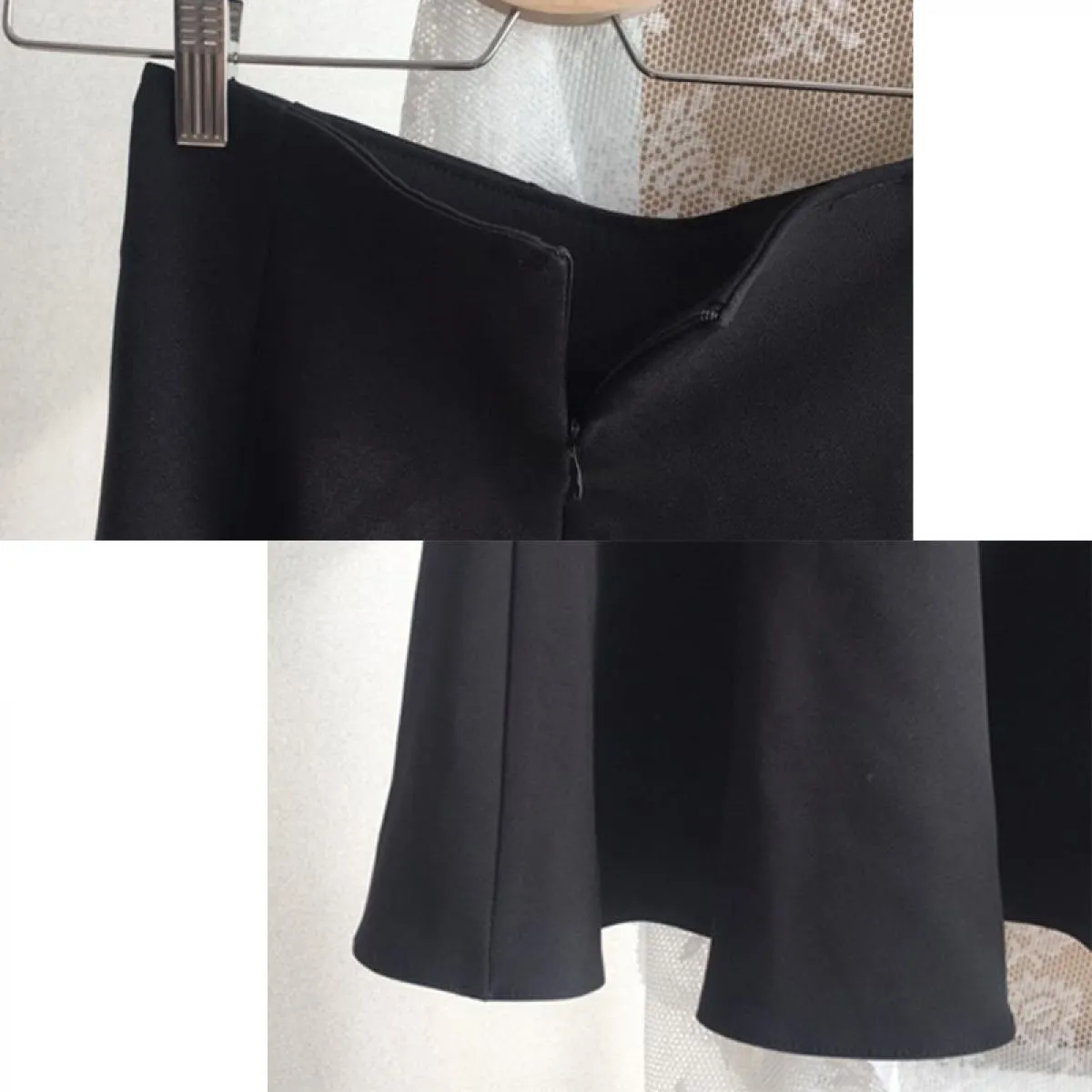 Minigonna nera stile donna Minigonna nera Minigonne donna