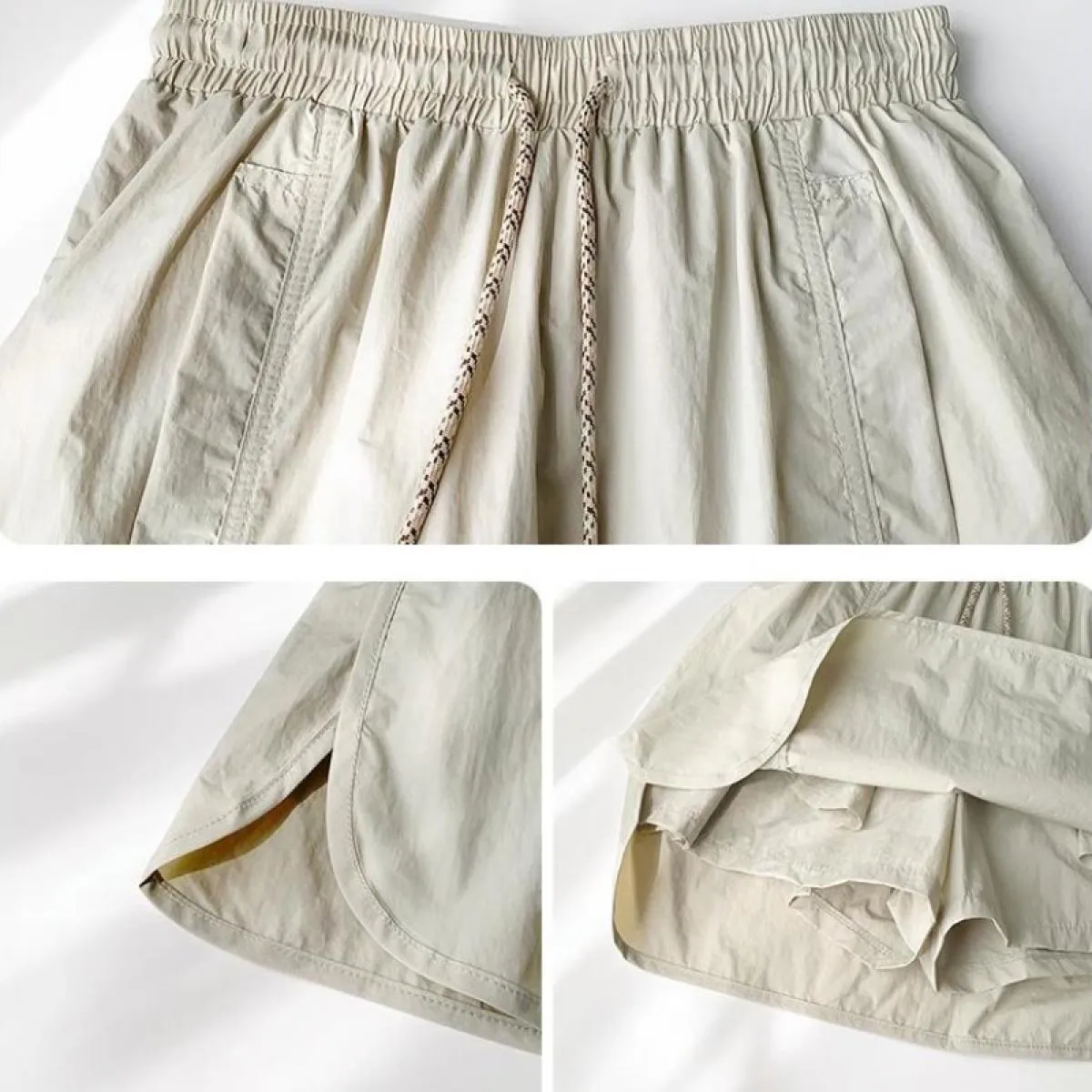 Minigonne cargo da donna con coulisse Chic A Line Hotsweet Fashion All Match Summer Retro Schoolgirls Streetwear Faldas