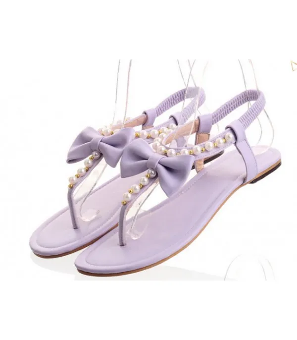 Sandali pearl bow