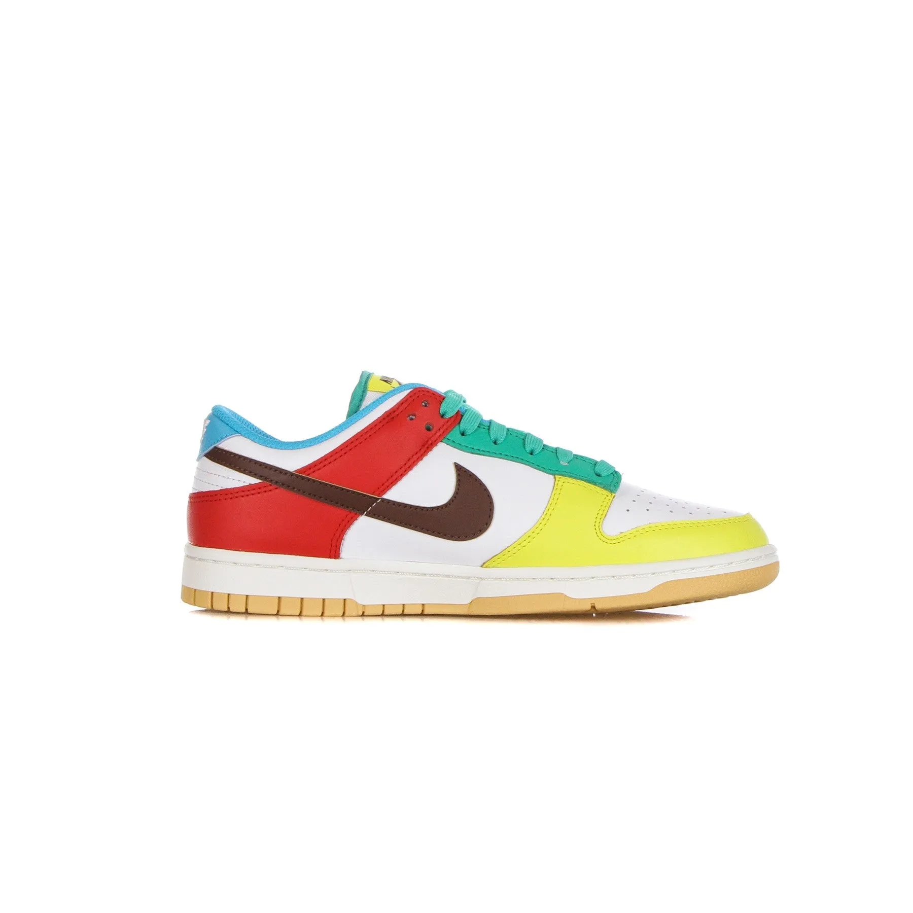 Scarpa Bassa Uomo Dunk Low Se White/lt Chocolate/roma Green