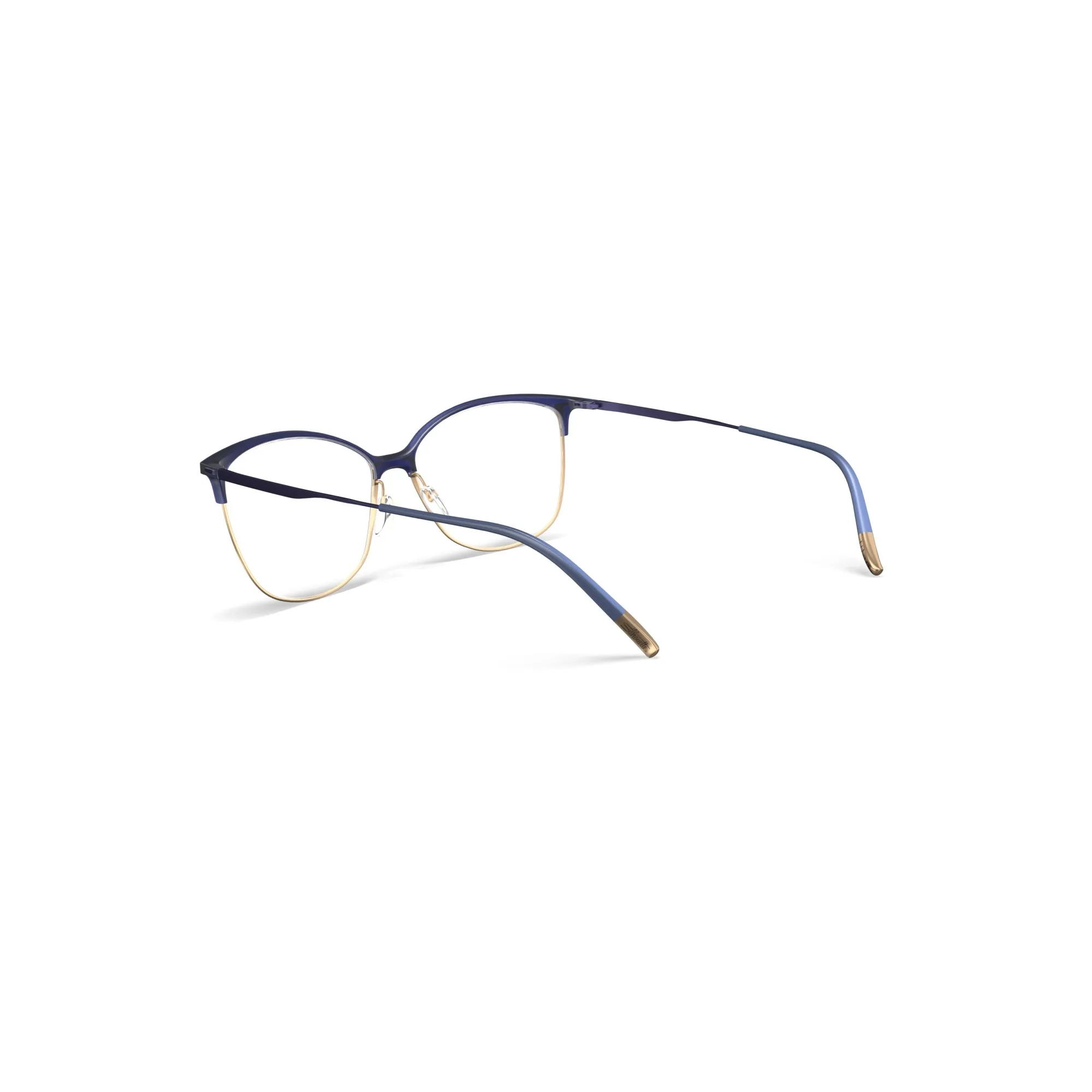   Silhouette 1608 Urban Fusion 4520 Blu Dorato | Occhiale Da Vista Donna 