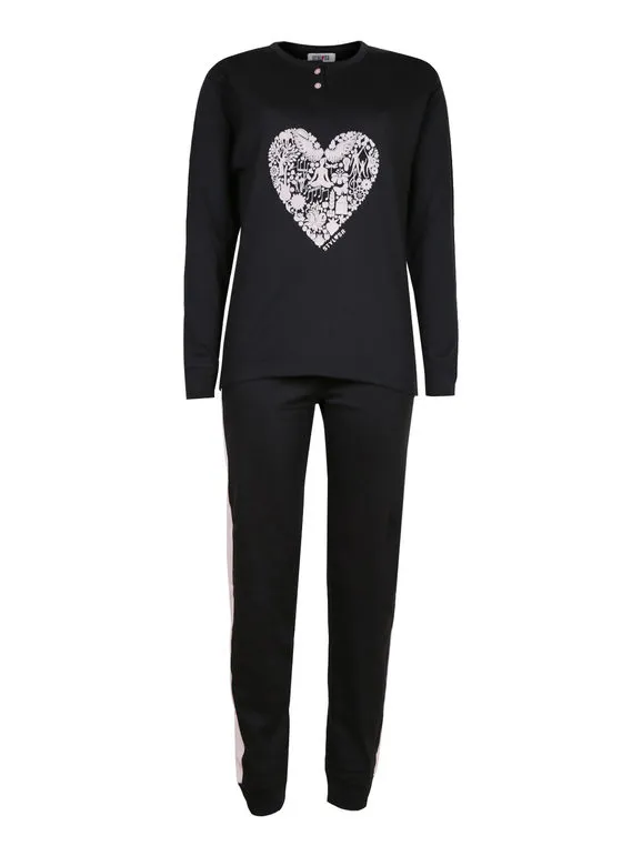 Stylosa Pyjama long femme avec imprimé