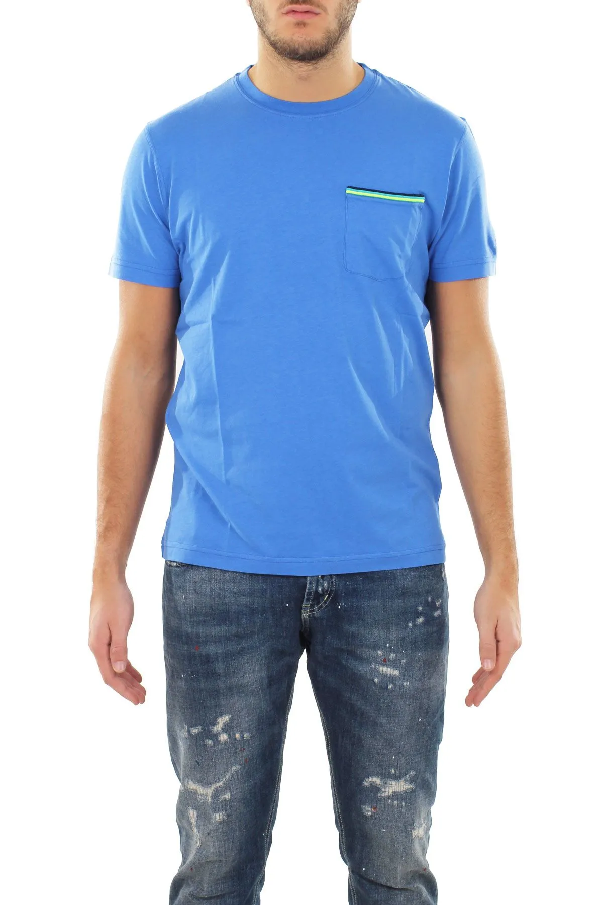 SUNDEK   T-SHIRT 'BRAIN' IN COTONE