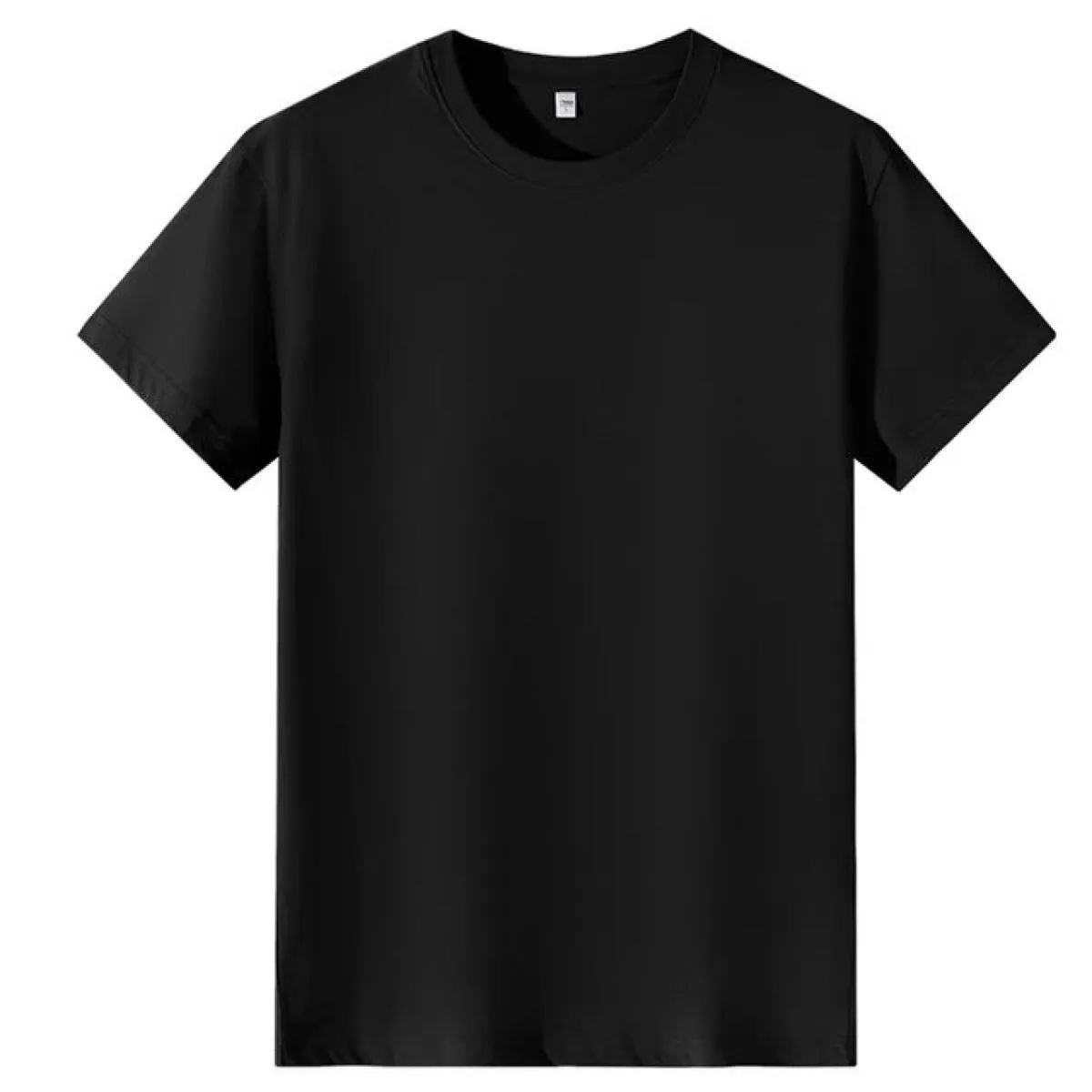 Top in cotone per abbigliamento donna 2024 T-shirt a maniche corte bianca nera estiva T-shirt pullover casual basic tinta unita