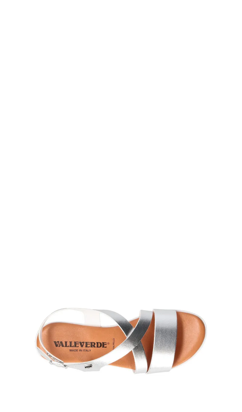 VALLEVERDE Scarpa comfort donna argento
